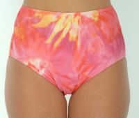 Tankini Pink Tie Dye Brief Bottom image